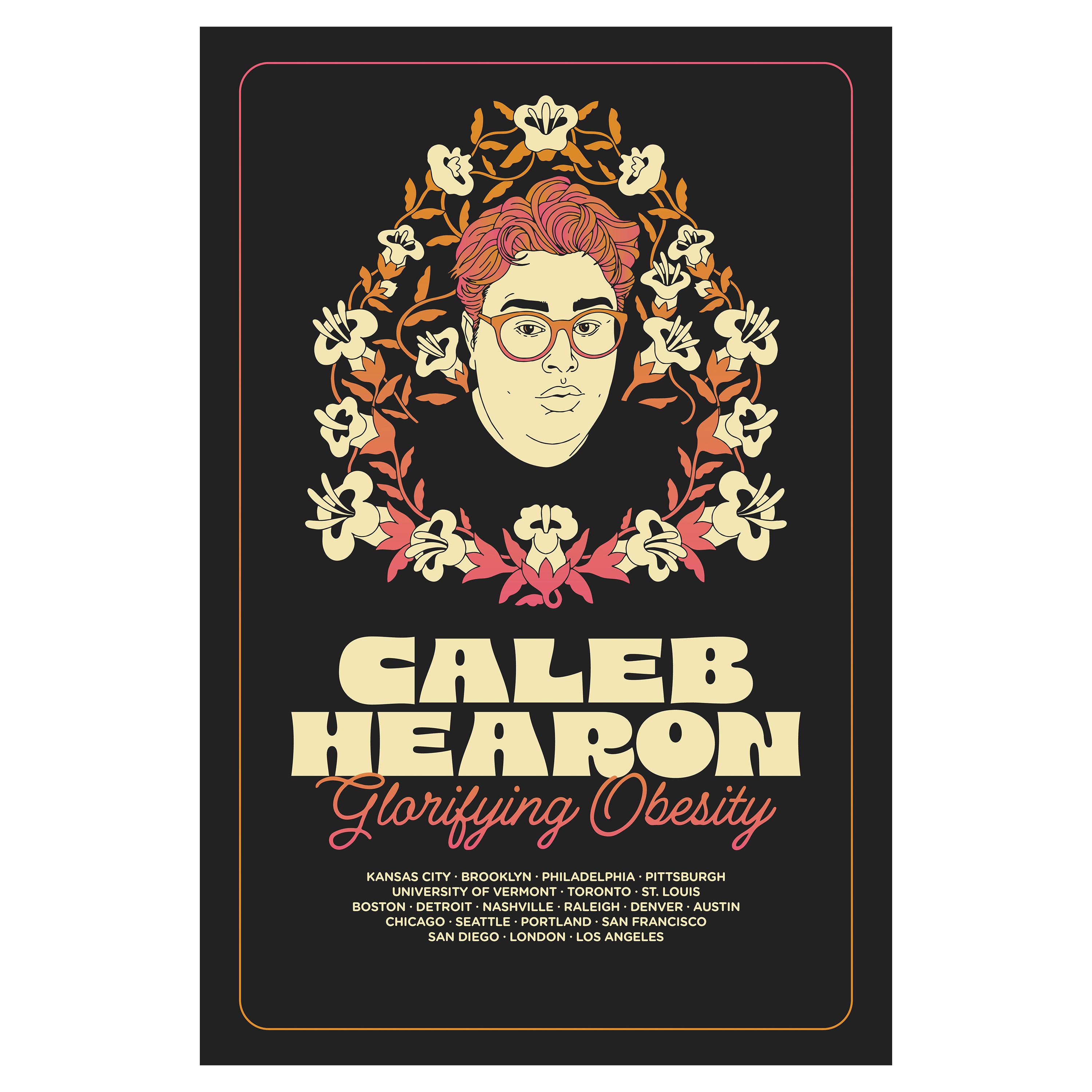 Caleb Hearon | Glorify Tour Poster