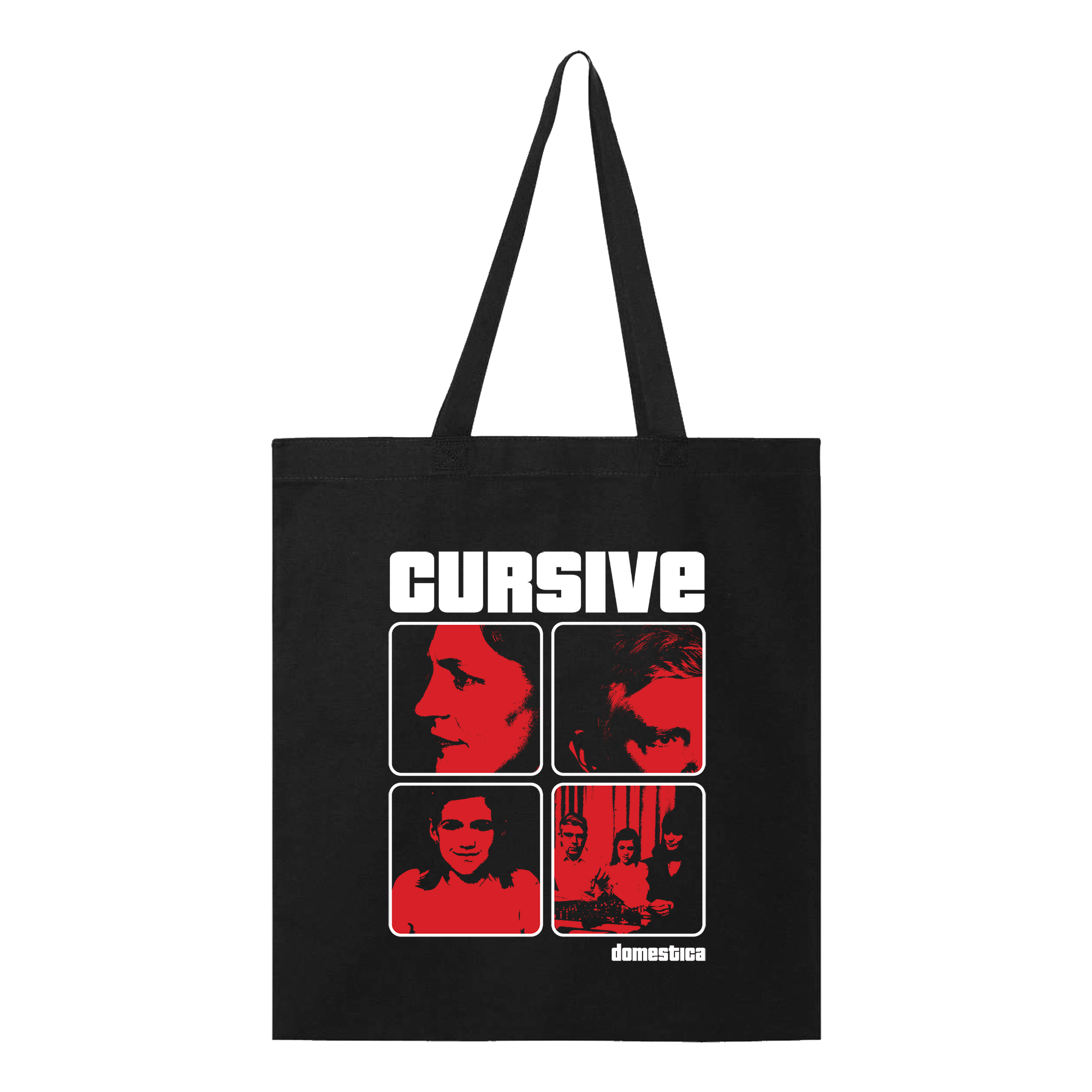 Cursive | 4 - Panel Tote Bag