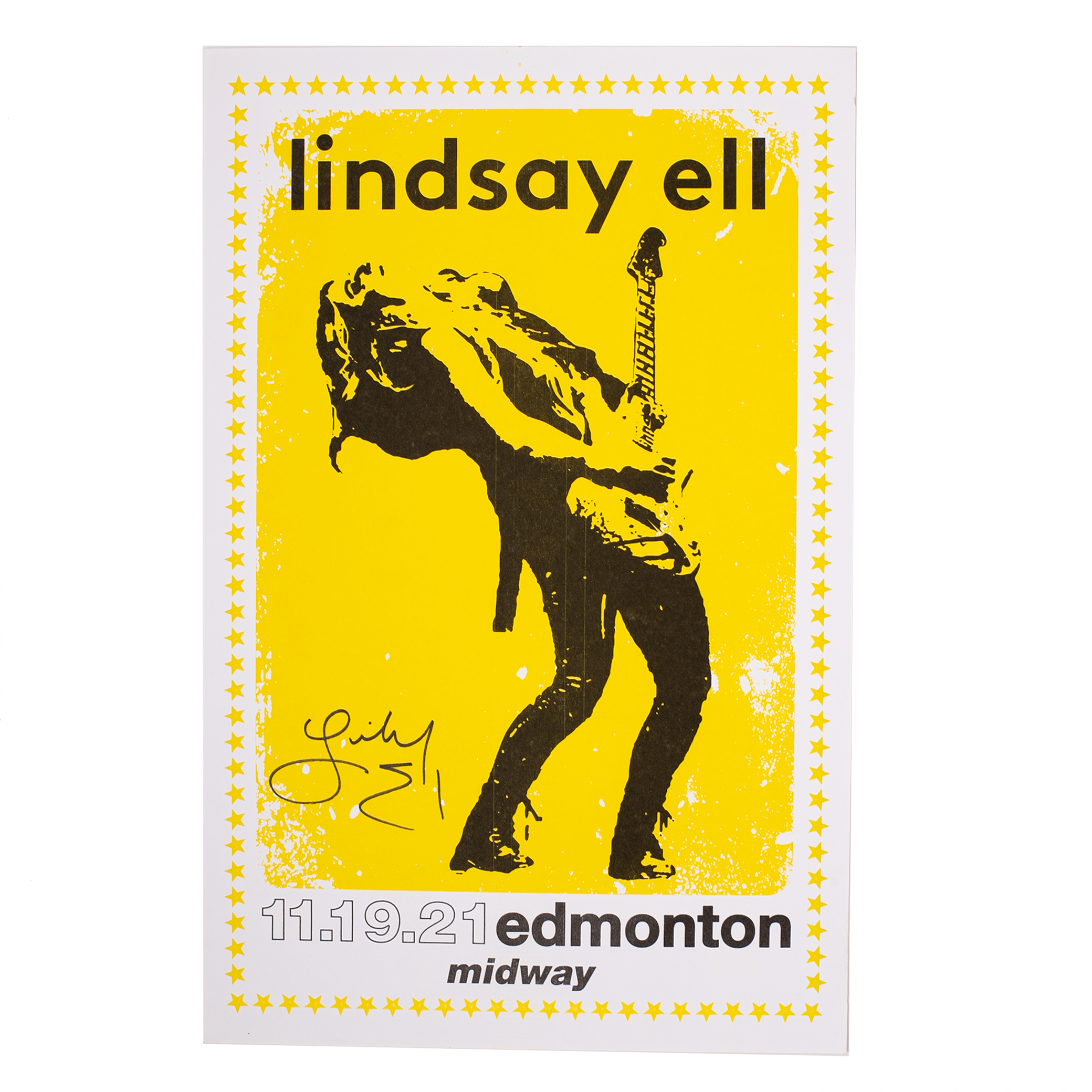 Lindsay Ell | Edmonton, Alberta 2021 Autographed Tour Poster