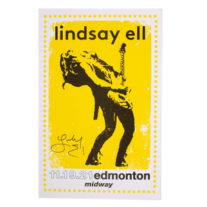Lindsay Ell | Edmonton, Alberta 2021 Autographed Tour Poster