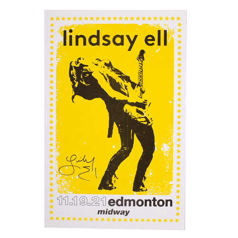 Lindsay Ell | Edmonton, Alberta 2021 Autographed Tour Poster