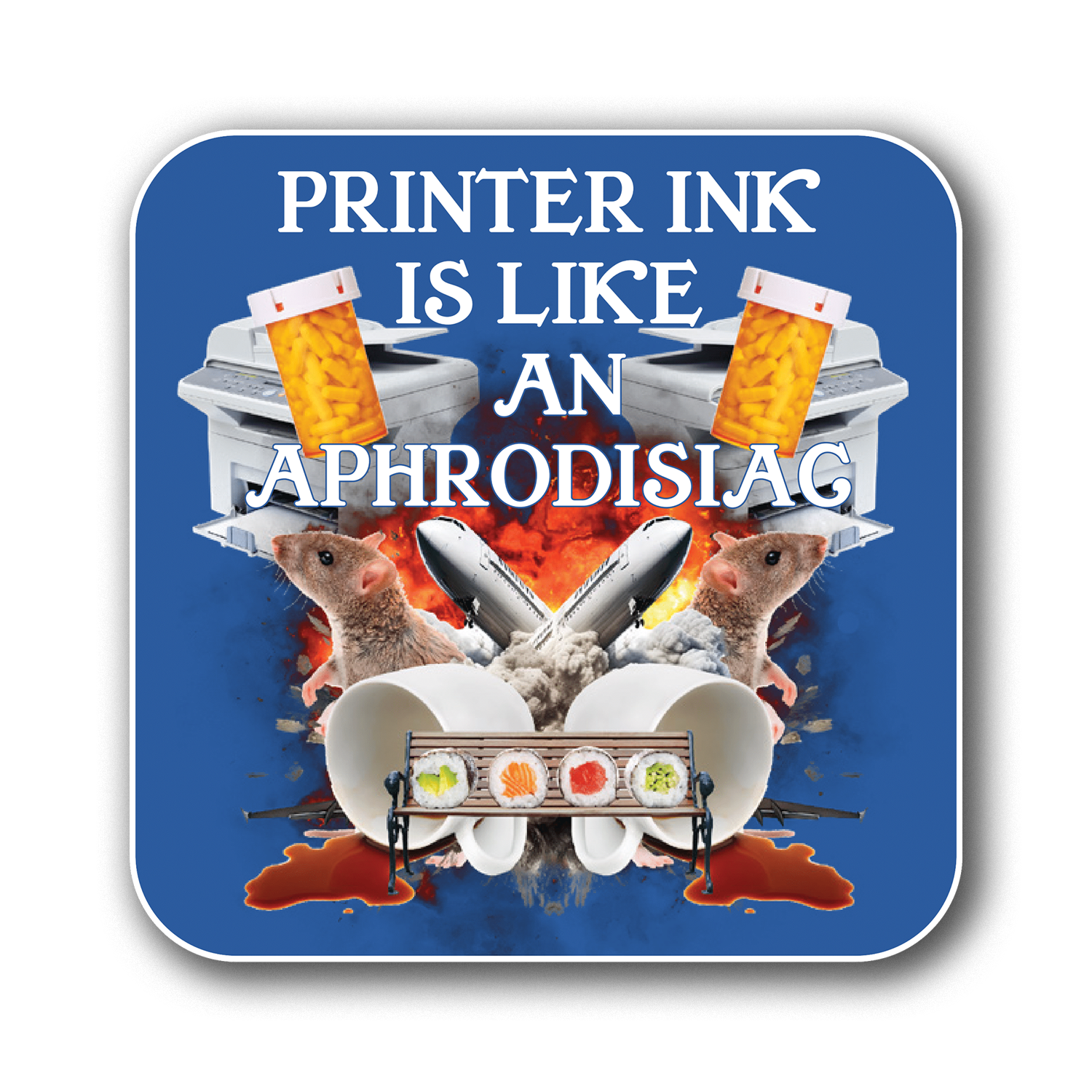 Eric Andre | Printer Ink Sticker *PREORDER*