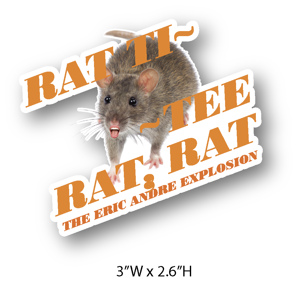 Eric Andre | Rat Sticker *PREORDER*
