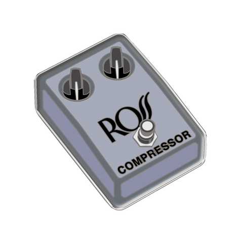 ROSS Electronics | Ross Compressor Enamel Pin
