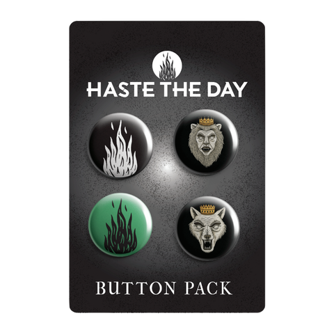 Haste The Day | Button Pack  *PREORDER*