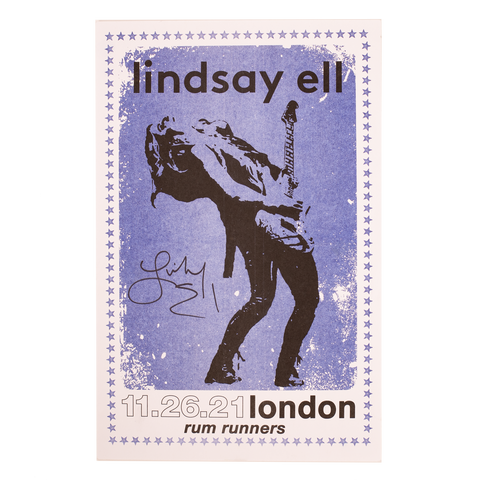 Lindsay Ell | London 2021 Autographed Tour Poster