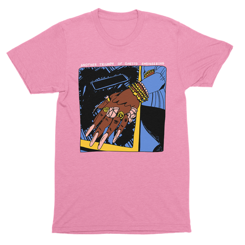 Merch Engine | Open Mike Eagle - Another Triumph of Ghetto Engineering T-Shirt - Pink