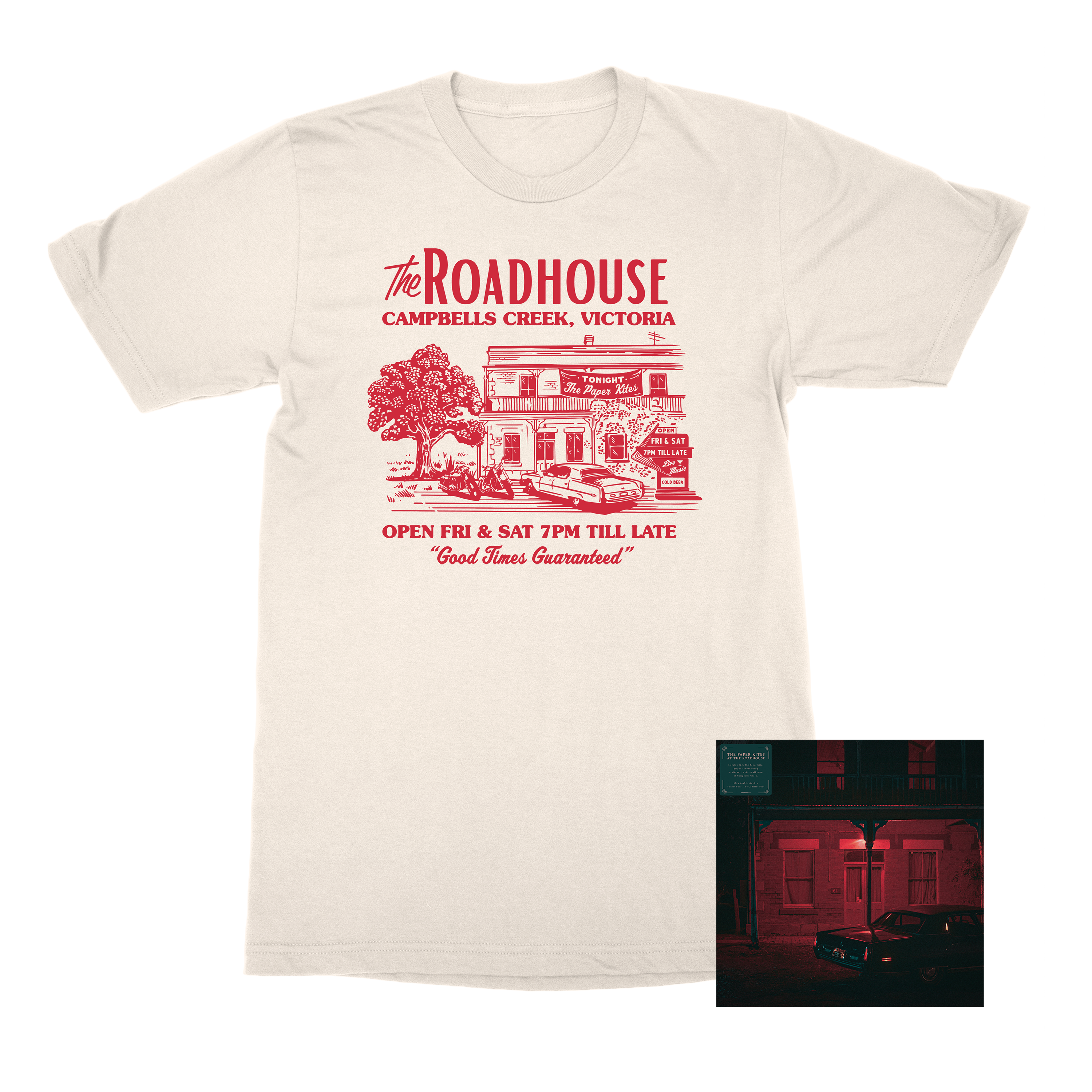 The Paper Kites | At The Roadhouse T-Shirt & Digital Download Bundle *PREORDER*