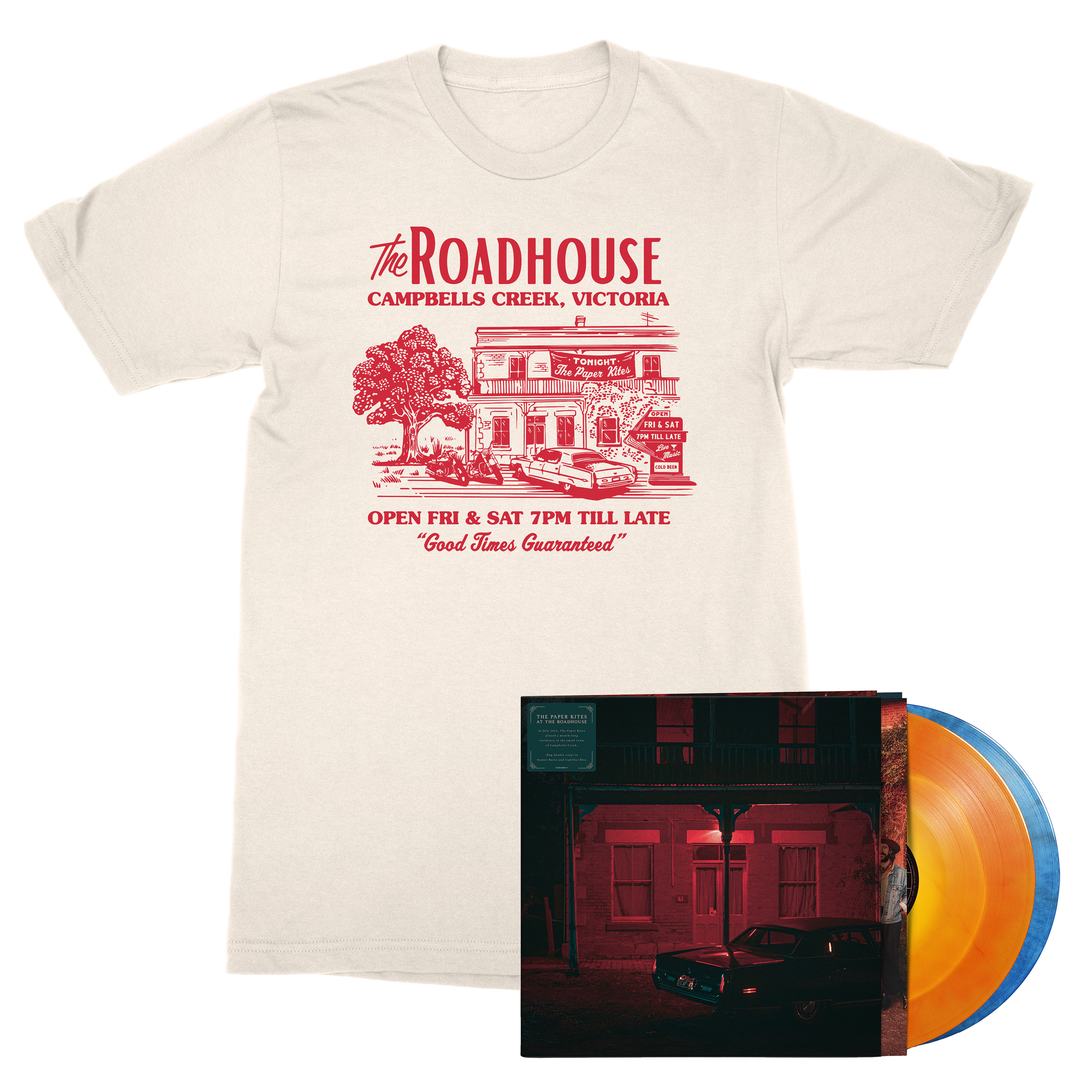 The Paper Kites | At The Roadhouse Vinyl & T-Shirt Bundle *PREORDER*
