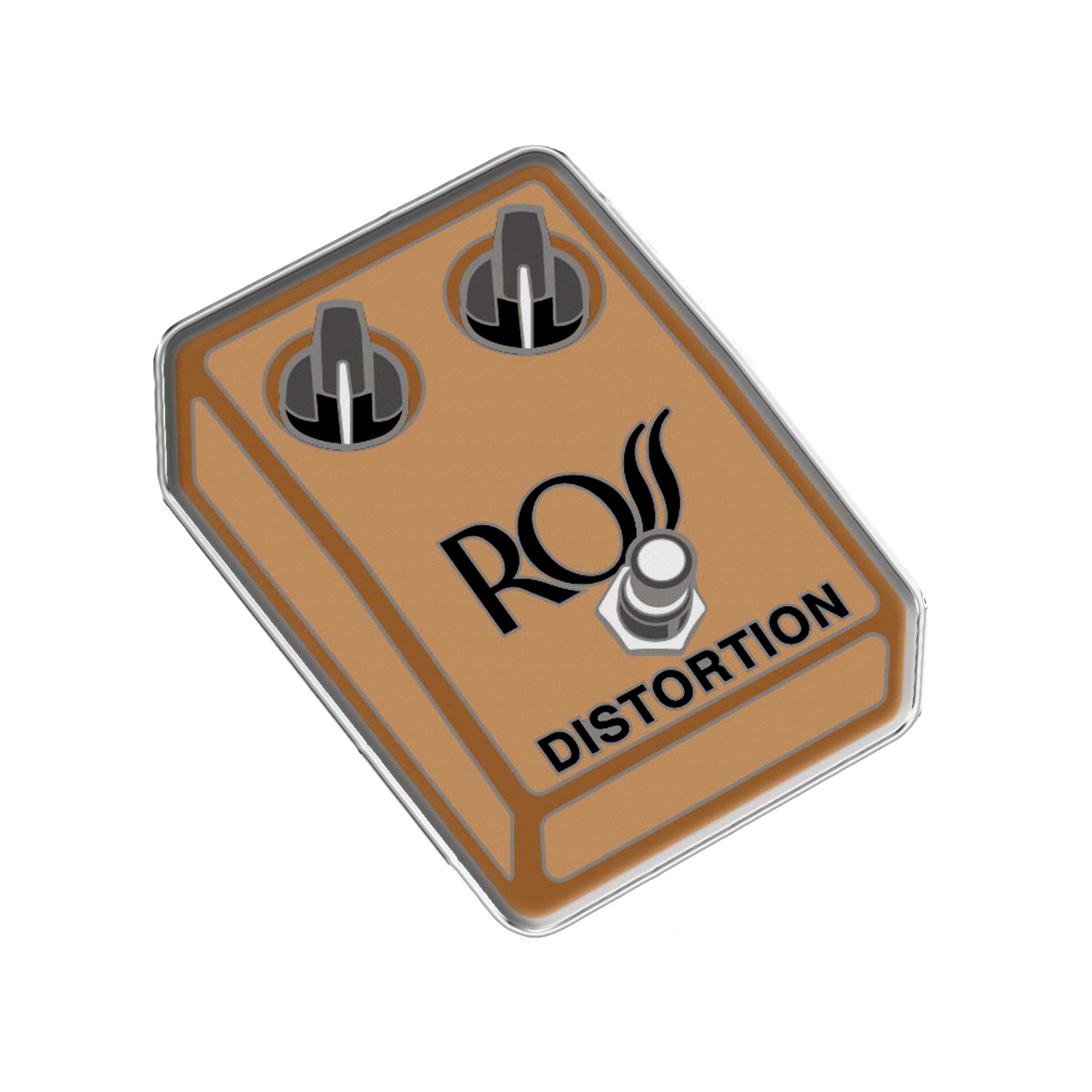 ROSS Electronics | Ross Distortion Enamel Pin