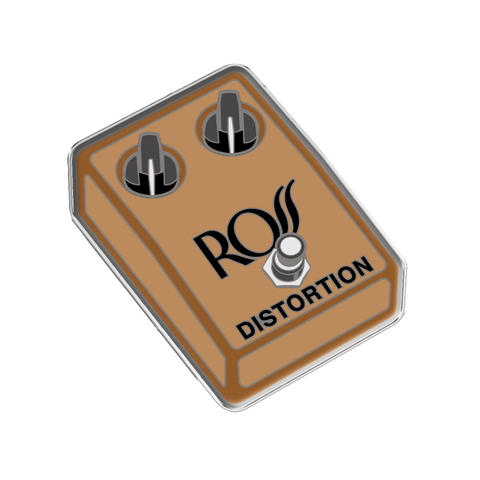 ROSS Electronics | Ross Distortion Enamel Pin