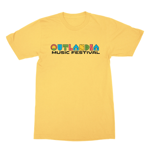 Outlandia Music Festival | Outlandia Logo T-Shirt - Yellow