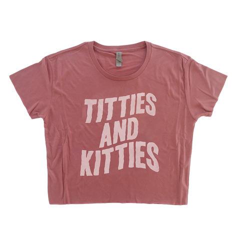 Thunderpussy | Titties and Kitties Crop Top T-Shirt