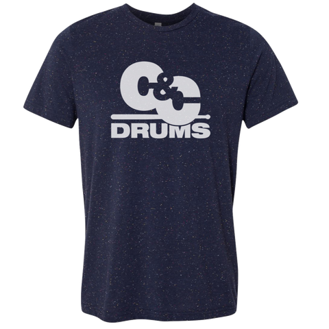 C&C Drum Co. | 70's T-Shirt - Speckled Navy