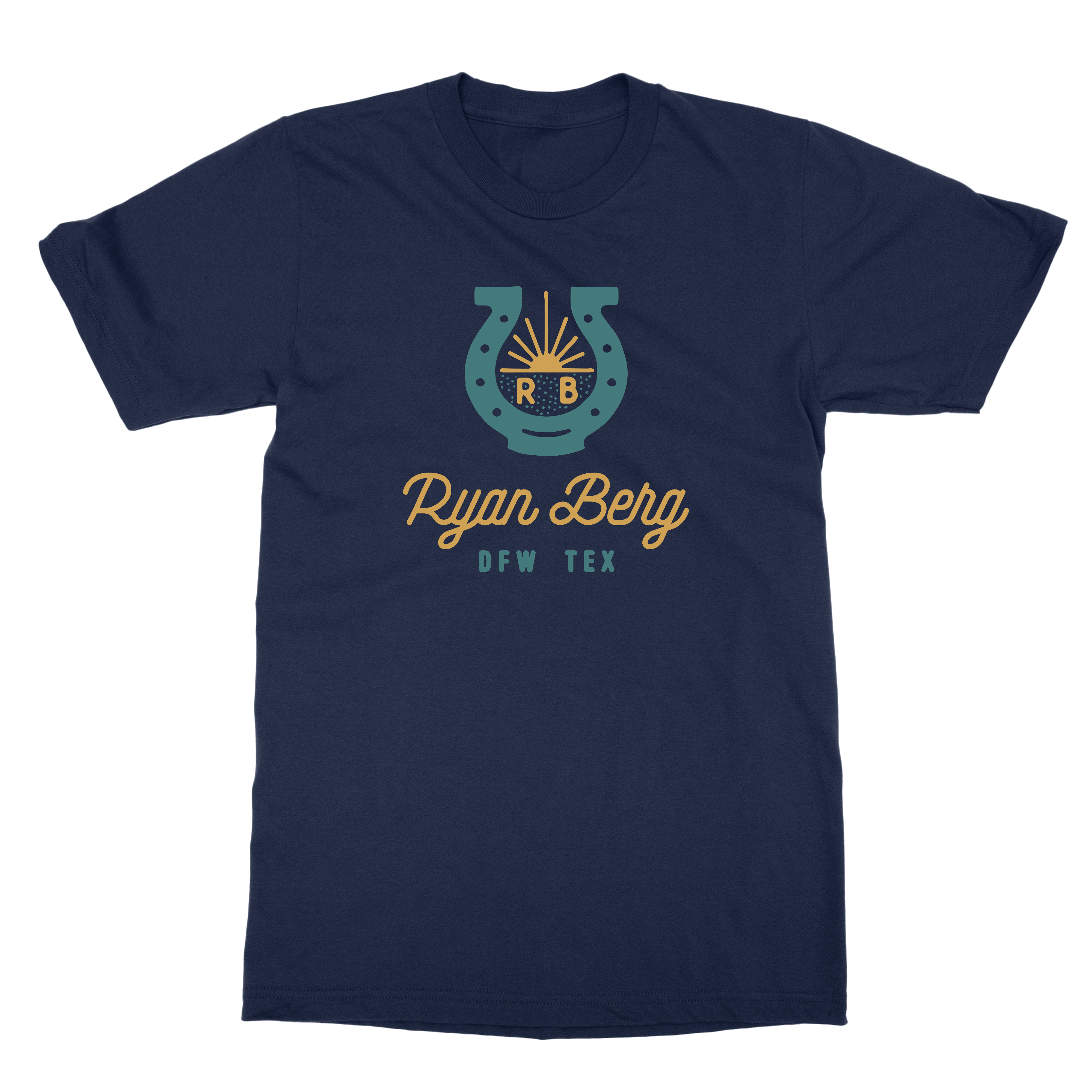 Ryan Berg | Horseshoe Sunset T-Shirt - Navy Unisex