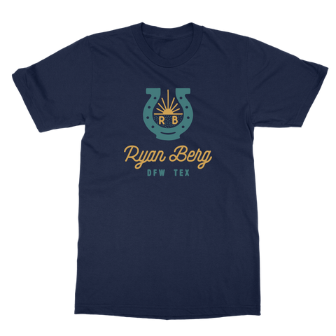Ryan Berg | Horseshoe Sunset T-Shirt - Navy Unisex