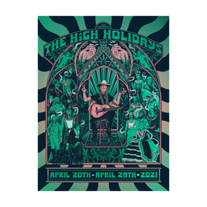 Luck Reunion | High Holidays Green Foil Poster