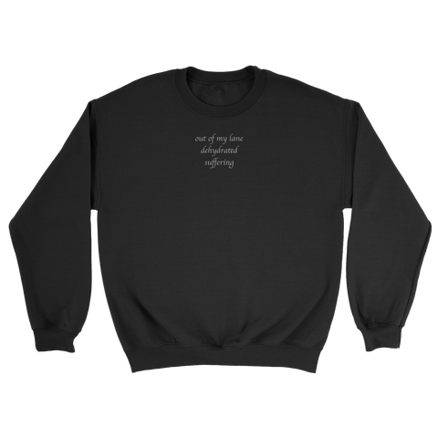 Aiden Arata | Suffering Sweatshirt - Black