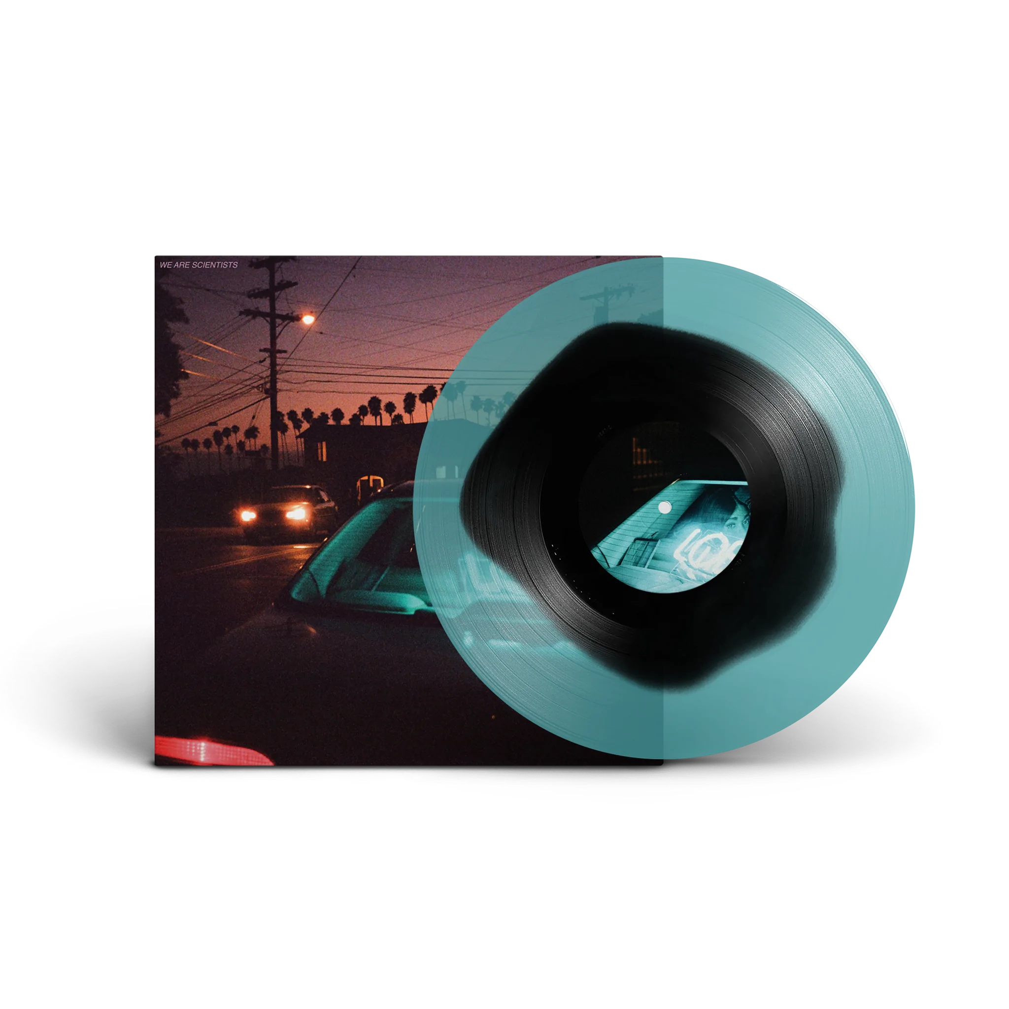 We Are Scientists | LOBES Limited Edition Black Lobe in a Cathode Blue Bath Vinyl LP