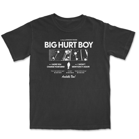 Donovan Woods | Big Hurt Boy T-Shirt - Black