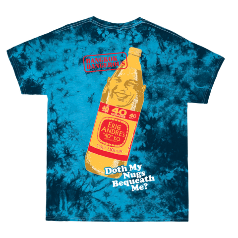 Eric Andre | Doth My Nugs Blue Tie Dye T-Shirt *PREORDER*