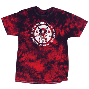 Eric Andre | 40 OZ Of Mayhem Red Tie Dye T-Shirt *PREORDER*