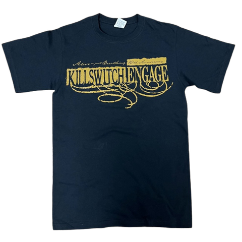 Killswitch Engage Vault | Alive Or Just Breathing 10 Year T-Shirt - Black