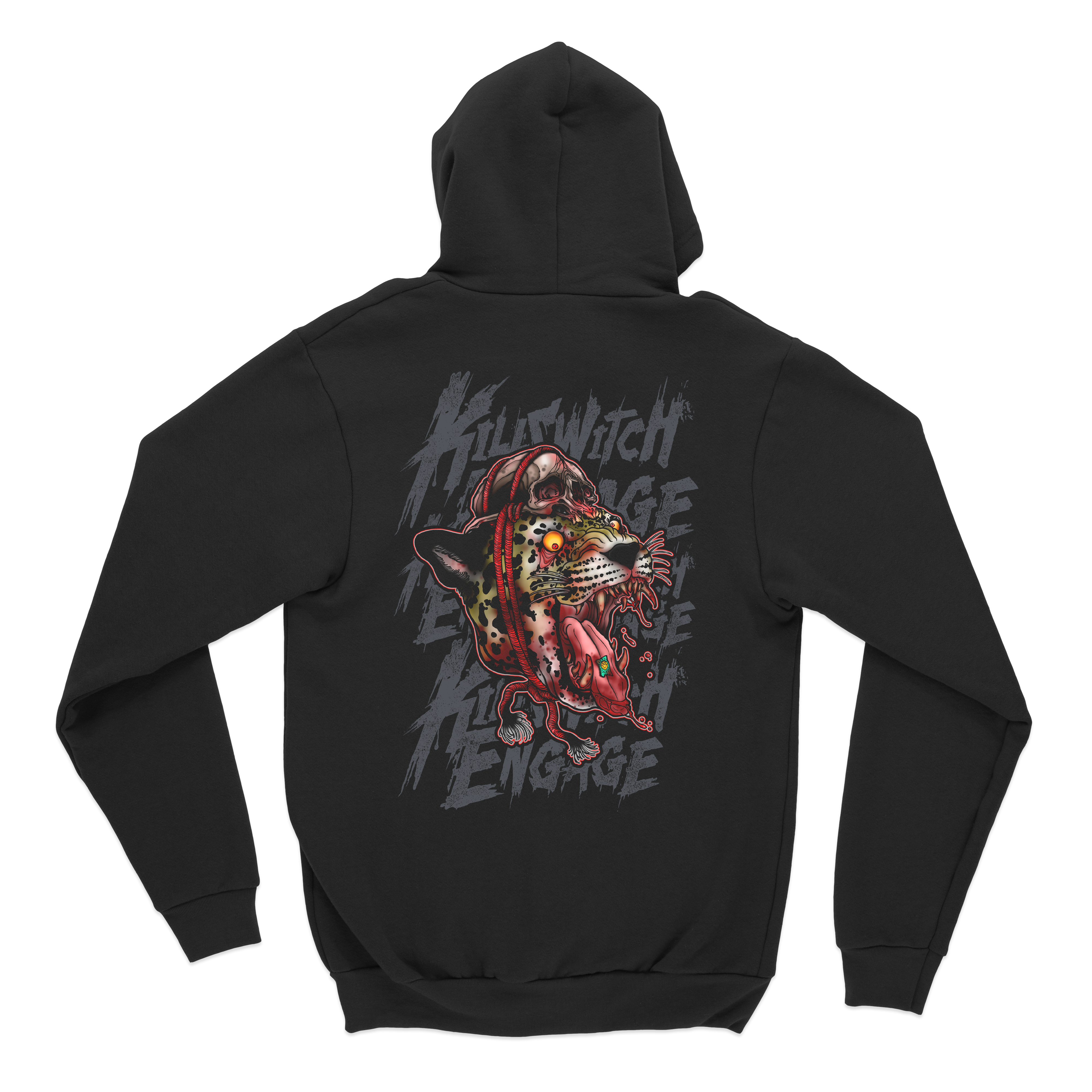 Killswitch Engage Acid Leopard Hoodie Merch Central