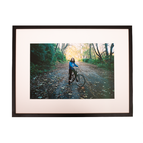 Kevin Morby | Katie on Bike - Framed Photo