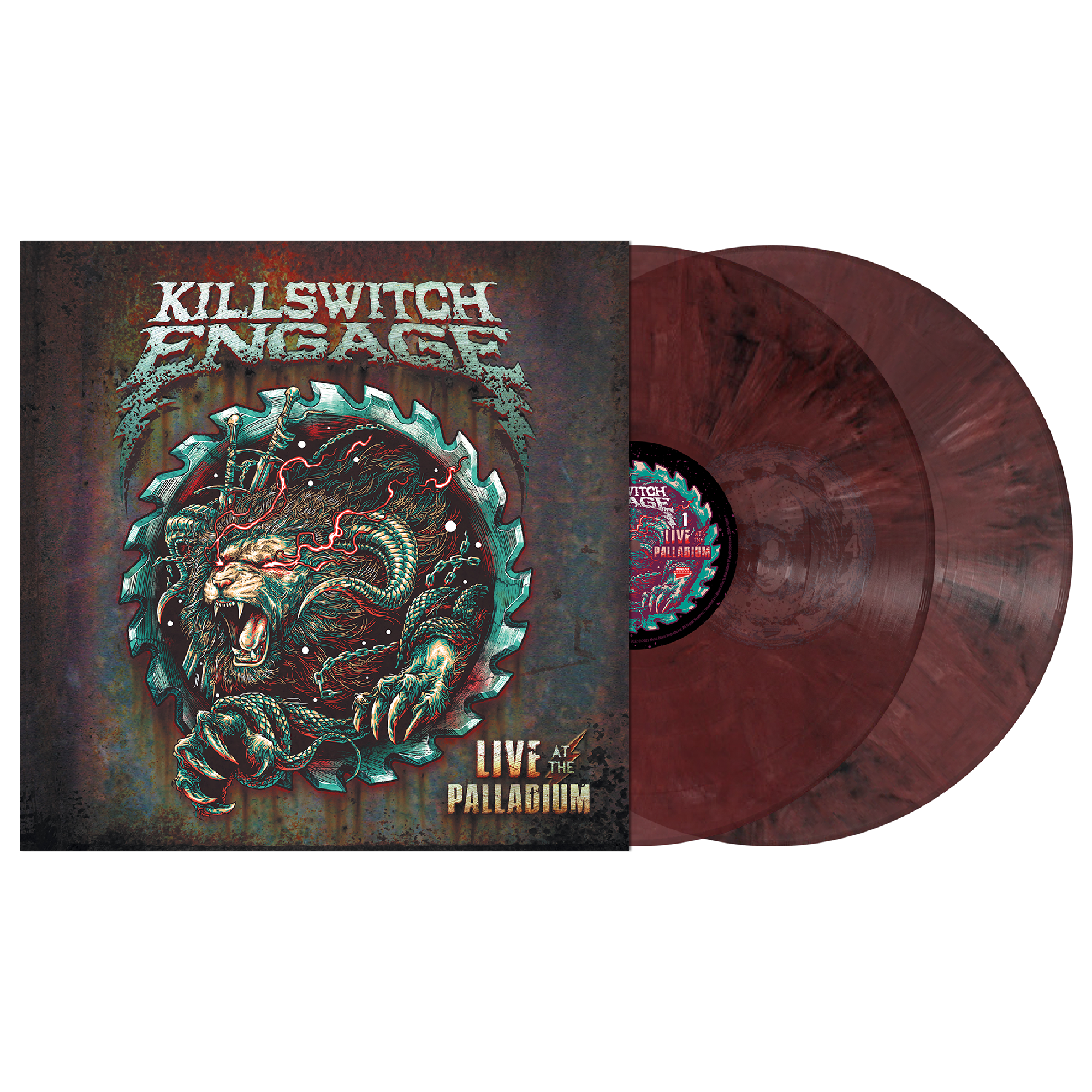 Killswitch Engage | Live At The Palladium LP - Burgundy Red Marble