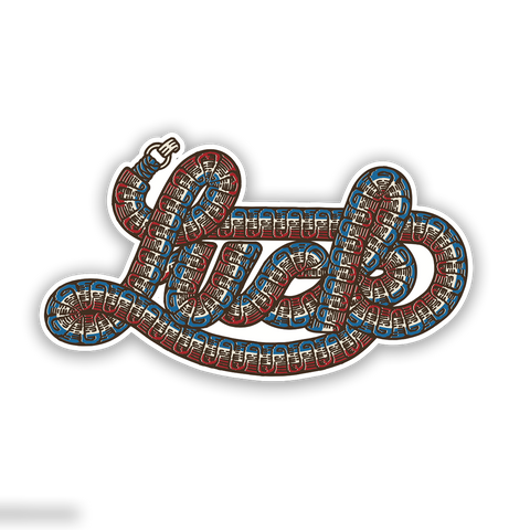 Luck Reunion | Guitar Strap Sticker