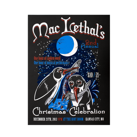 Mac Lethal | 2013 Christmas Celebration Poster