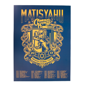 Matisyahu | 2017 Broken Crowns Tour Poster
