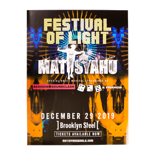 Matisyahu | 2019 Festival Of Light Poster