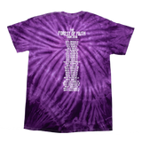 Matisyahu | 2018 Forest Of Faith Tour Tie-Dye T-Shirt - Purple