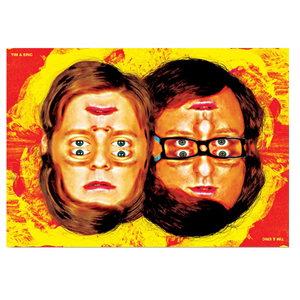 Tim and Eric | Mirrored Faces Poster