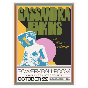 Cassandra Jenkins | Bowery Ballroom 10/22 Poster