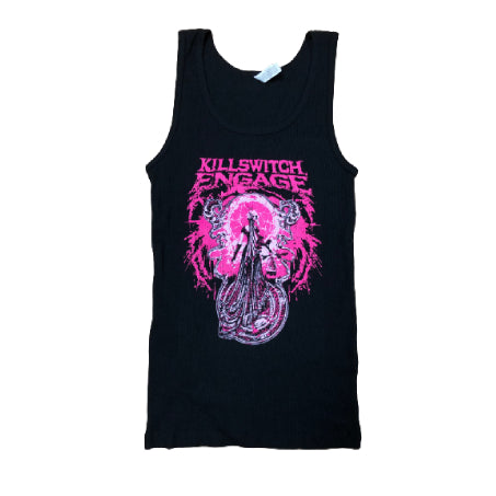Killswitch Engage Vault | Women's Ribbed Tank Top - Black/Pink
