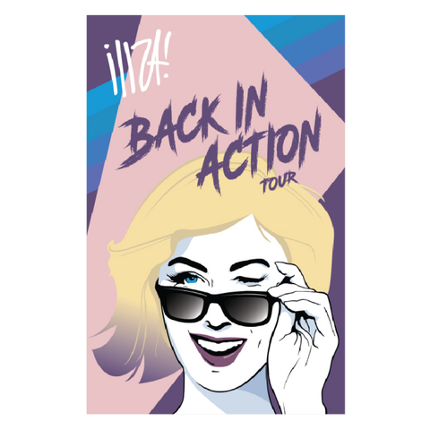 Iliza | *Signed* Back In Action Tour Poster
