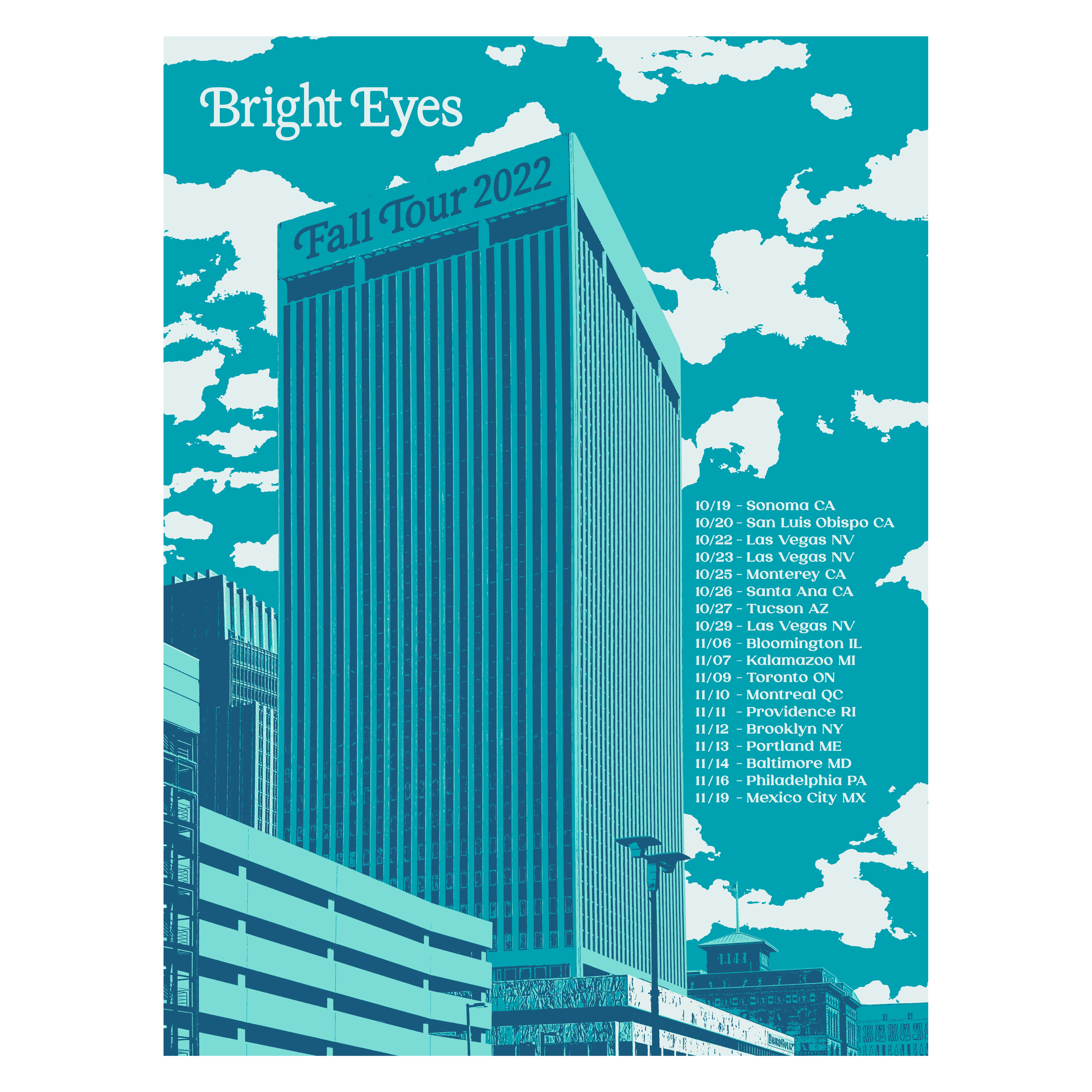 Bright Eyes | Fall 2022 Tour Poster