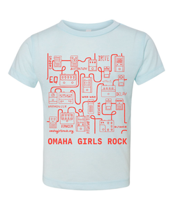 Omaha Girls Rock | Pedals Youth T-Shirt