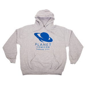 Planet Comicon | Logo Hoodie - Grey