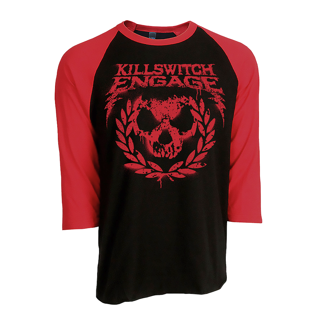 Killswitch Engage | Skull Wreath Raglan T-Shirt