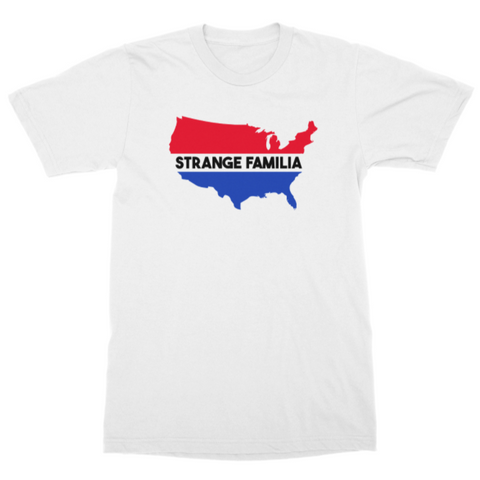 Strange Familia | USA T-Shirt - White