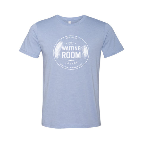 The Waiting Room | Logo T-Shirt - Heather Blue