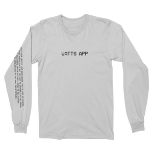 Reggie Watts | QR Code Long-Sleeve Shirt