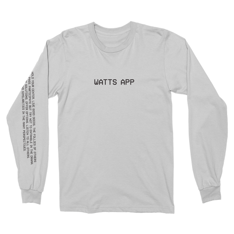 Reggie Watts | QR Code Long-Sleeve Shirt