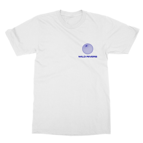 Wild Rivers | Sidelines T-Shirt - Blue Text