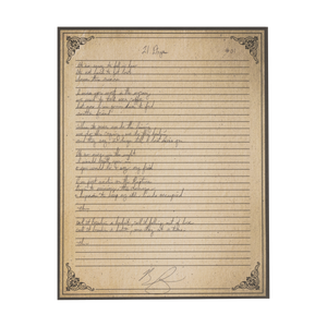 Brian Fallon | 21 Days Lyric Sheet