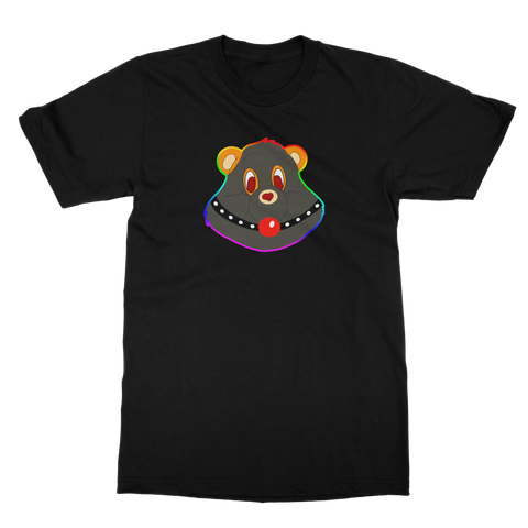 Moth | Kink Bear T-Shirt - Black - DTG